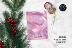 Sparkly Ribbon Texture | Pink Sheer Ribbon Pattern Product Image 4