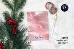 Sparkly Ribbon Texture | Pink Sheer Ribbon Pattern Product Image 4