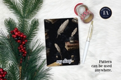 Vintage Book Quills Pattern | Dark Academia Paper Product Image 4