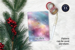 Pastel Mist Sparkle Digital Paper, Dreamy Galaxy Texture Product Image 4