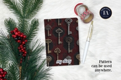 Antique Keys Pattern | Gothic Vintage Texture Product Image 4