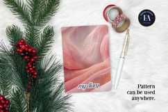 Sparkly Ribbon Texture | Pink Sheer Ribbon Pattern Product Image 4