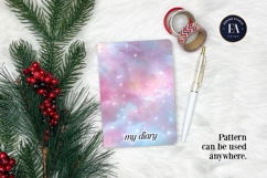 Pastel Mist Sparkle Digital Paper, Dreamy Galaxy Texture Product Image 3