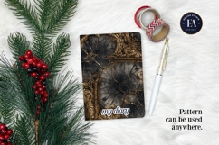 Cracked Mirror Frame Pattern | Black Gold Baroque Product Image 4