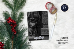 Gargoyle Stone Pattern | Gothic Architecture Texture Product Image 4