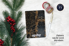 Cracked Mirror Frame Pattern | Black Gold Baroque Product Image 4