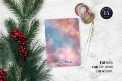 Pastel Mist Sparkle Digital Paper, Dreamy Galaxy Texture Product Image 4