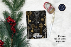 Antique Keys Pattern | Gothic Vintage Texture Product Image 4