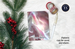 Iridescent Silk Digital Paper, Holographic Satin Texture Product Image 4