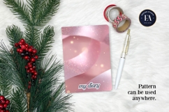 Sparkly Ribbon Texture | Pink Sheer Ribbon Pattern Product Image 4