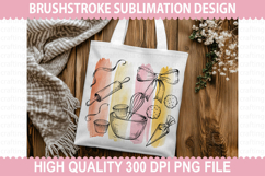 Mother&#039;s Day Brushstrokes Sublimation - Mom Brushstrokes Product Image 2