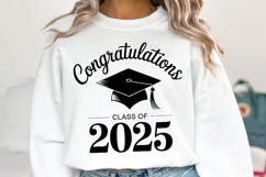 Congratulations Class of 2025 svg | Graduation | Shirt Svg Product Image 1