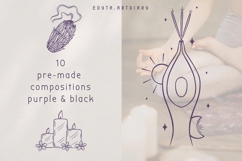 Yoga line art bundle EPS|PNG|SVG|JPG| wellness designs Product Image 2