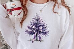 Lavender And Christmas Tree Sublimation Clipart Product Image 2
