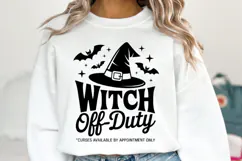 Witch off duty Svg | Halloween Svg | Shirt Svg Product Image 2