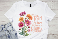 Christian Floral ohn 4:4 Bible Verse Product Image 2