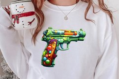 Funny Christmas Boy At Home Clipart Sublimation Product Image 2