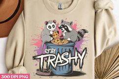 Trashy PNG, Funny Raccoon Sublimation P Product Image 2