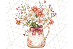 Cottagecore Kitchen Clipart, Vintage Country Floral Kitchen Product Image 2