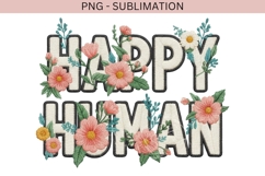 Happy human png design for T-shirts Product Image 2