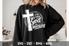 In the Waiting God is Working - Christian SVG Design Product Image 2