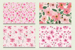 Pink Flowers Garden Cutting Boards sublimation Design Product Image 2