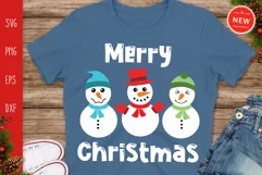 Merry Christmas Svg, Christmas Snowmans Svg, Snowmies Svg Product Image 3