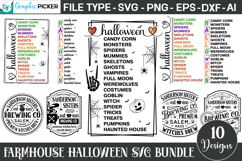 Farmhouse Halloween SVG Bundle | Halloween SVG Bundle PNG Product Image 2