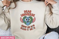 Dear Universe, Show Me How PNG, Mental Health Sublimation PN Product Image 1
