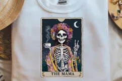 Funny Skeleton Tarot Card, The mama tarot card PNG Product Image 2