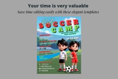 Kids Soccer Camp Flyer Template, Kids Soccer School Flyer Product Image 2