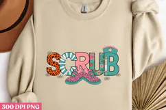 SCRUB PNG, Nurse Sublimation PNG PNG Product Image 2