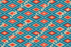 Retro pattern with triangles | Vintage geometrical pattern Product Image 2