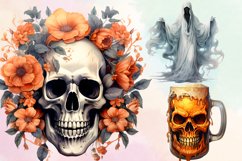 Vintage Halloween Sublimation Clipart, Vintage Halloween PNG Product Image 3