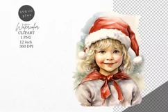 Christmas clipart, Boy clipart, Holiday clipart Product Image 1