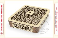 Box Organizer v2 - laser cut file - Glowforge ready SVG Product Image 2