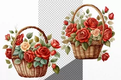 Roses clipart, Flowers clipart, Flowers Product Image 2