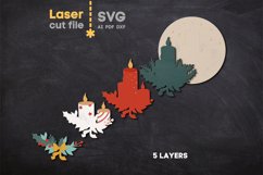 Christmas SVG laser cut file for Glowforge Product Image 2