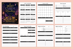 2027 Tarot Reading Journal | Tarot Planner, Divination Product Image 2