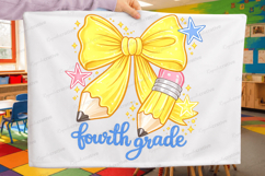 Coquette Back To School Grade PNG Bundle,Back To School Product Image 2