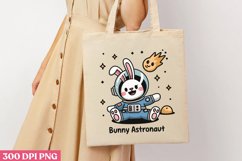 Bunny Astronaut PNG, Astronaut Sublimation PNG Product Image 3