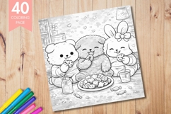 Comfy, Cozy, and Cute Coloring Pages, Product Image 5