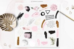 Femine Clipart Set, Decorative Elements, Modern Clipart Product Image 3