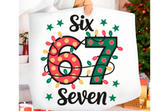 Six Seven 6 7 67 Christmas Png Bundle Product Image 2
