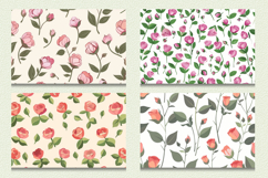 Cute Rose Buds Cutting Boards sublimation Design Product Image 2