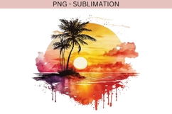 Sunset png design for T-shirts Product Image 2