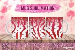 Pink Leopard Mug Sublimation | PNG Bundle | Valentines day Product Image 2