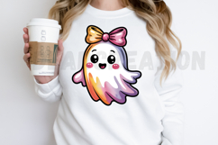 Coquette Halloween Ghost PNG Design Product Image 2