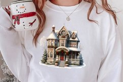 Funny Christmas Boy At Home Clipart Sublimation Product Image 2