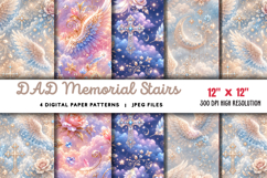 DAD Memorial Stairs Heaven Angel JPG Product Image 1